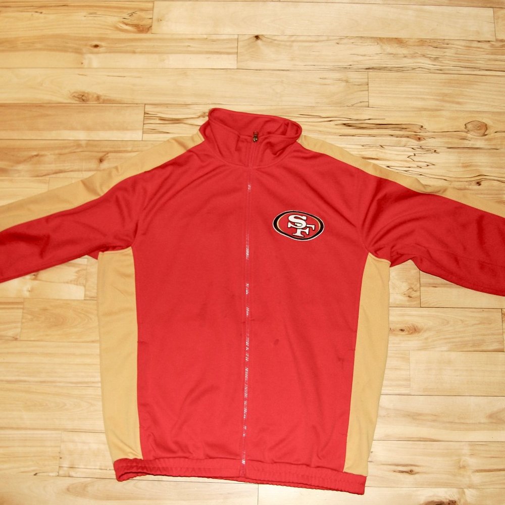 San Francisco 49ers light jacket (red and gold)